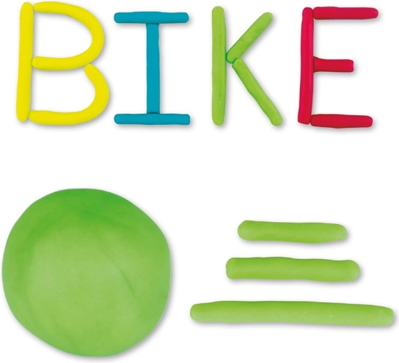 Letters van boetseerklei