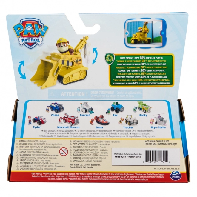 Bulldozer Rubble van Paw Patrol