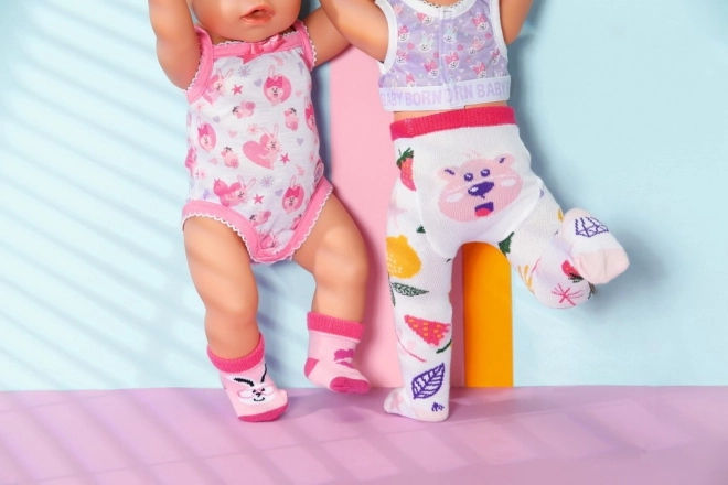 BABY born Panty's en sokken, 2 soorten, 43 cm