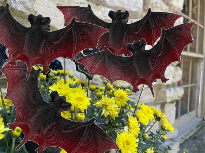 Halloween decoratie vleermuizen set