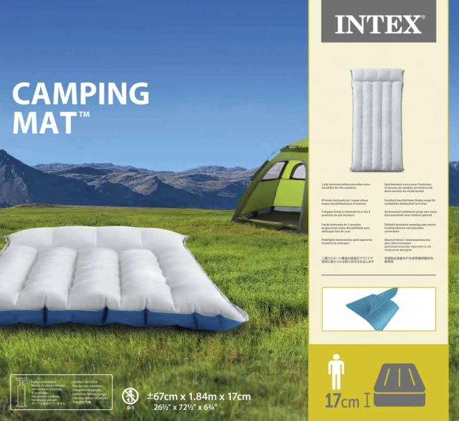 Opblaasbare matras Camping 67 cm x 1,84 m x 17 cm