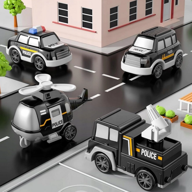 Woopie politietakelwagen met set van 5 voertuigen