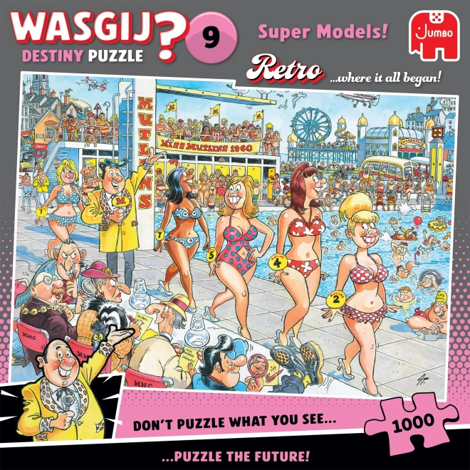 Wasgij Destiny 9: Super Modellen Puzzel 1000 Stukken
