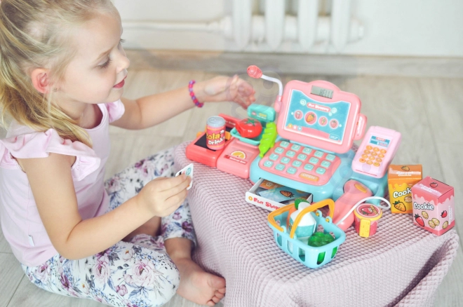 Kinderkassa Woopie met scanner en accessoires