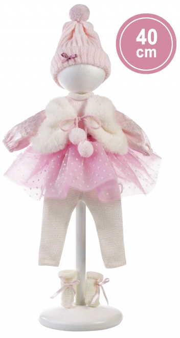 Realistische pop Lucia 40 cm met zacht stoffen lichaam
