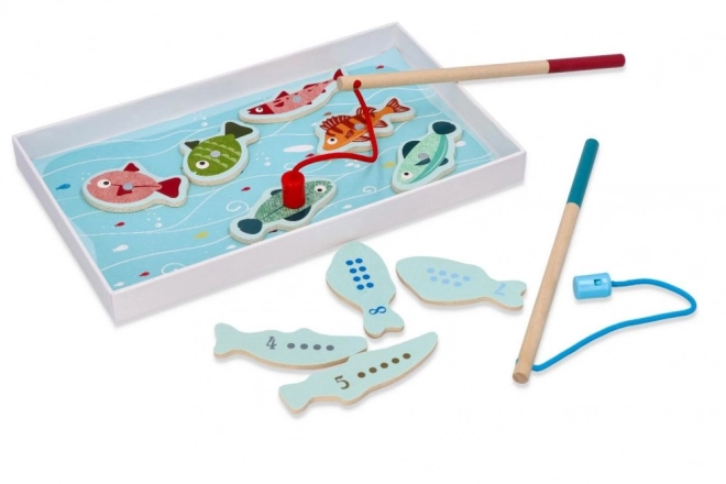 Magnetisch spel - Pinguïn bij de vissen