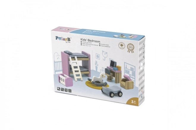 Houten kinderkamer