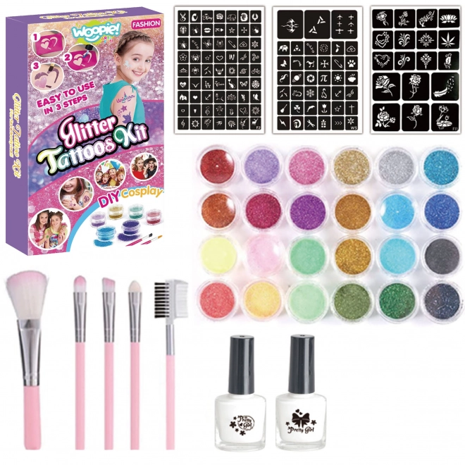 Woopie Art&Fun XXL set voor het maken van tatoeages