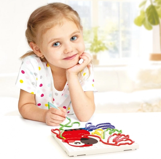 Eenvoudig rijgen zonder naald