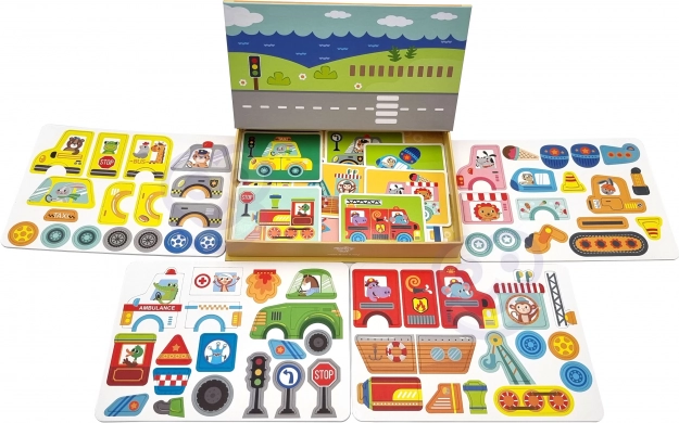 Tooky Toy Magnetische Montessori Kast met 80 Stukken