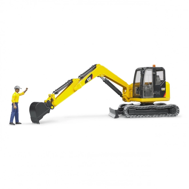 Bruder CAT Minigraafmachine met figuur