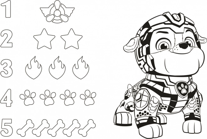 Puzzel GIANT dubbelzijdig Geweldig team Paw Patrol/Paw Patrol 15 stukken in doos 40x27cm 24m+