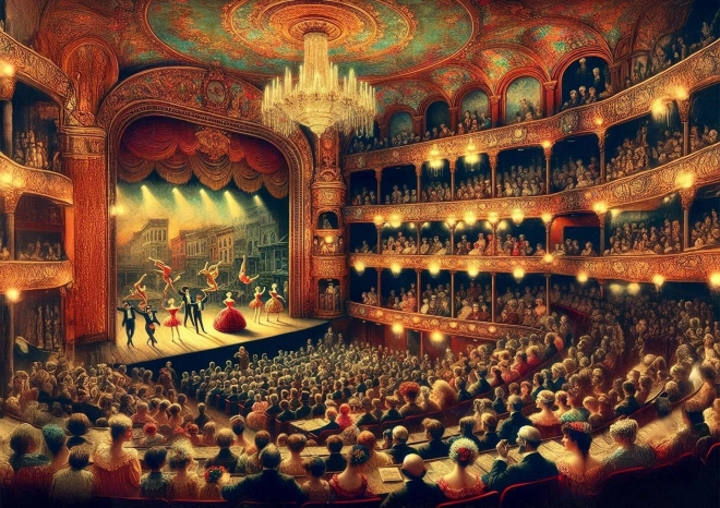 Puzzel Theaterscène 1000 stukjes