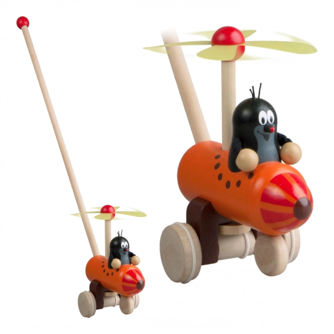 Stokduwer met Mol in vliegtuigje - 60 cm