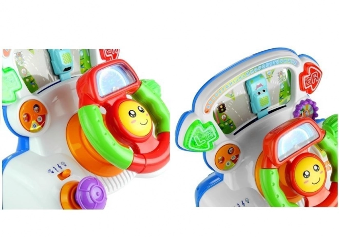 Educatief stuurwiel Interactieve geluiden Lichten