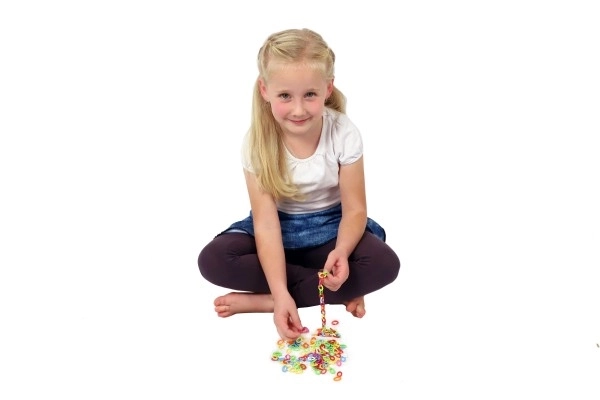 Kleurrijke C-figuren 150 stuks plastic in zak