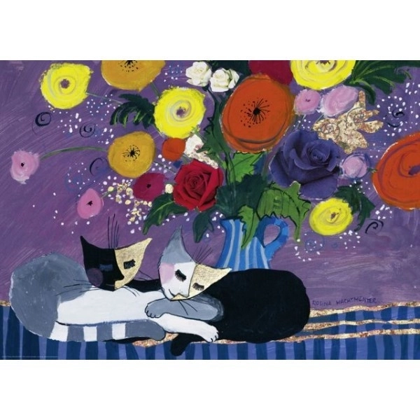 Puzzel 1000 stukjes Slapende katten