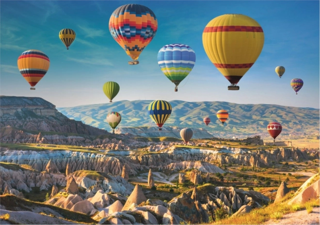 Puzzel en sorteerder TREFL 2v1 Ballonnen boven Cappadocië 1000 stukjes