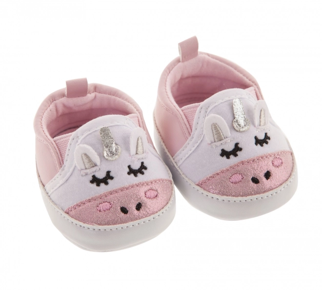 Antonio Juan 92004-6 Poppenschoenen - roze sneakers met eenhoorn