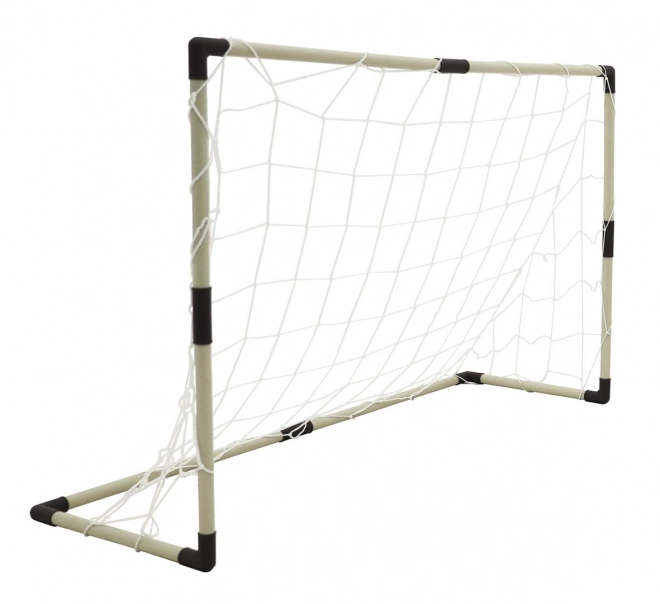 Set van twee voetbaldoelen met scorebord en accessoires
