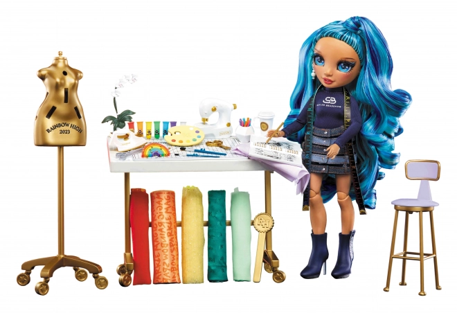 Pop Rainbow High Studio met Skyler