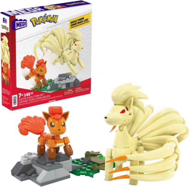 Bouwset MEGA Pokémon evolutie Vulpix en Ninetales