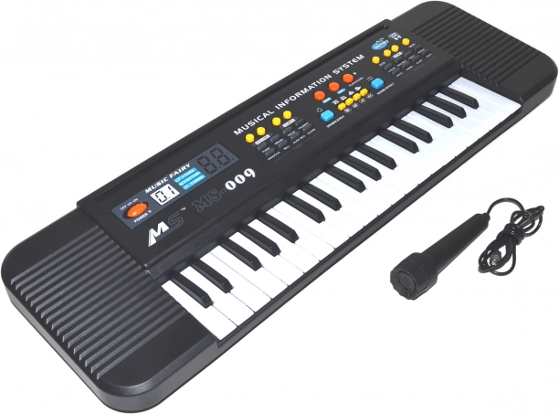 Kinder digitaal pianootje 54 cm met microfoon