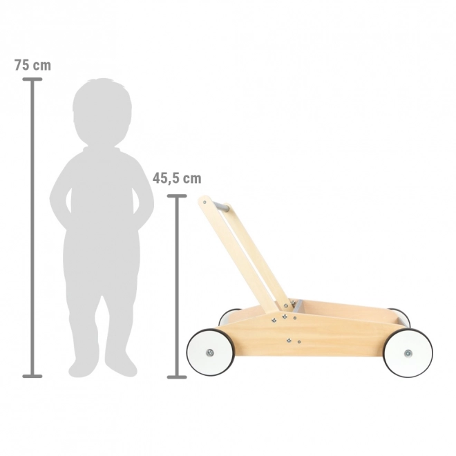 Small foot Kinderloopwagen grijs