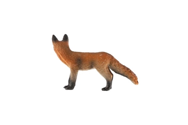 Plastic vossenfiguur 9 cm