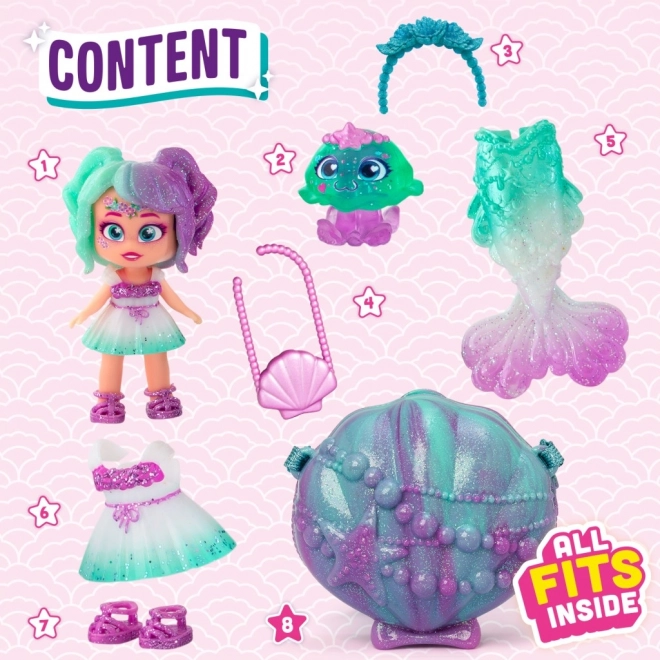 Pop Zeemeermin Pearl met accessoires