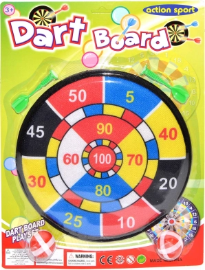 Klittenband dartbord 24,5 cm