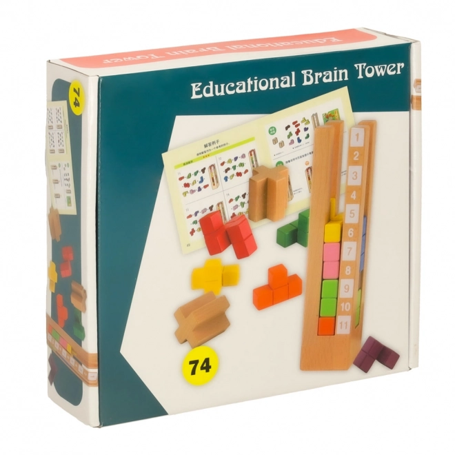 Gekleurde houten educatieve blokken Montessori