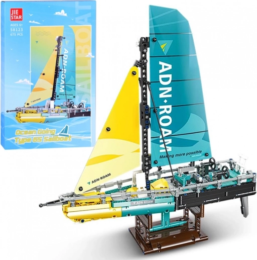 Technische bouwset racejacht – 675 stukjes