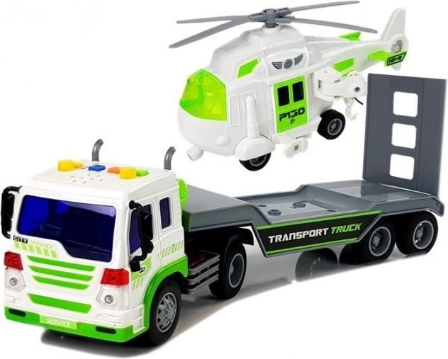 Klapbare laadklep en transport in schaal 1:16