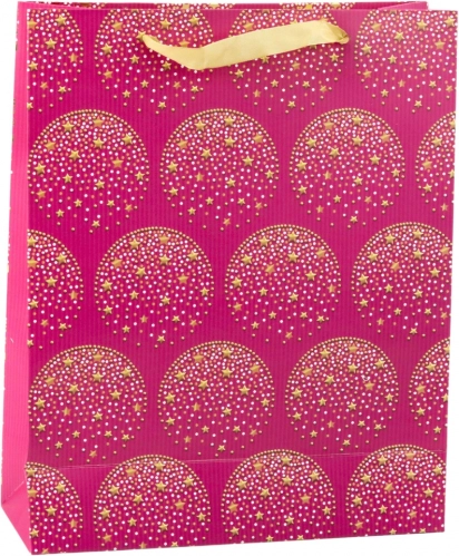 Elegante cadeautas gouden sterren roze