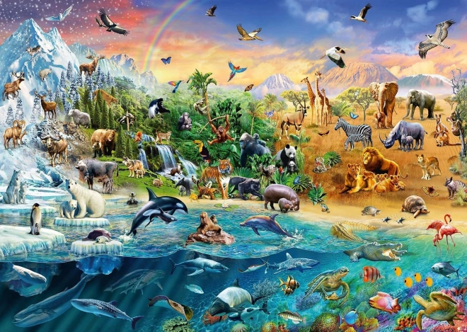 Puzzel Dierenrijk 1000 stukjes