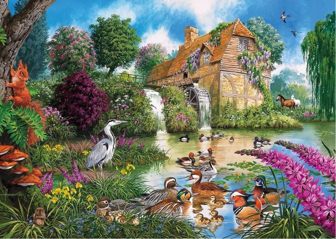 Gibsons Puzzel Flora en Fauna 4x500 stukken