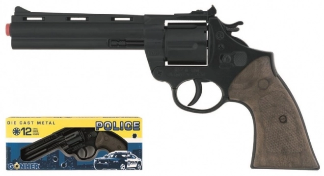 Politie metalen revolver 12 patronen GONHER 123/6