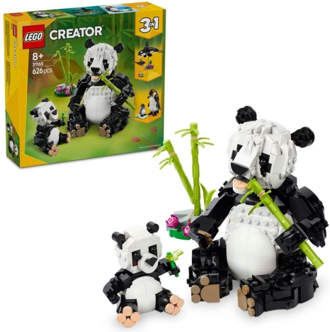creator 3-in-1: pandafamilie