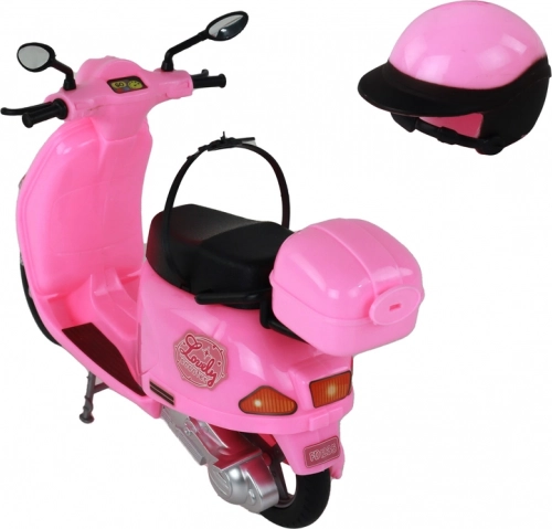 Roze scooter met draaibare stuurkop