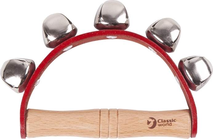 Classic World kindertamboerijn – houten muziekbellen