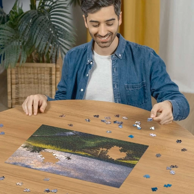 Ontspanning tijdens puzzelen