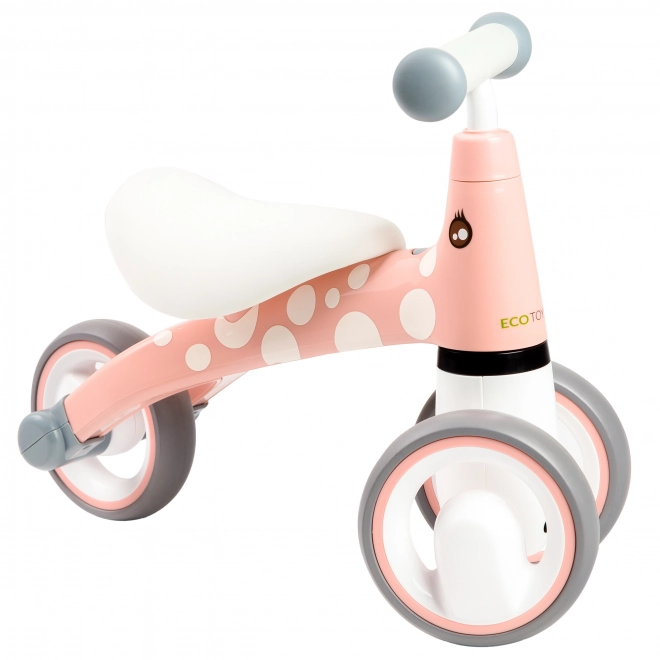 ECOTOYS Loopfiets Flamingo Roze
