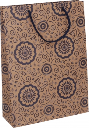 Cadeautas kraft M 23,5 × 31,5 × 8,5 cm