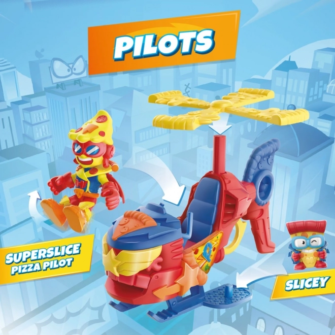 SuperThings Pizzacopter met schijfwerper