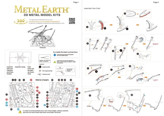 Metal Earth 3D-puzzel Pteranodon
