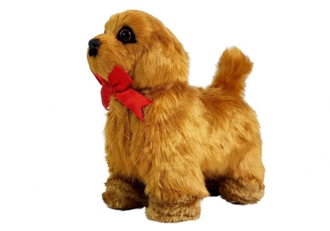 Interactieve op afstand bestuurbare hond beweegt blaft bruin
