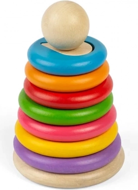 Bigjigs Toys houten stapeltoren met vormen