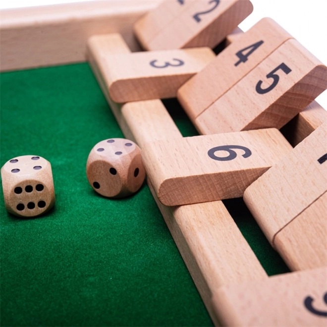 houten spel Shut the Box BIGJIGS TOYS