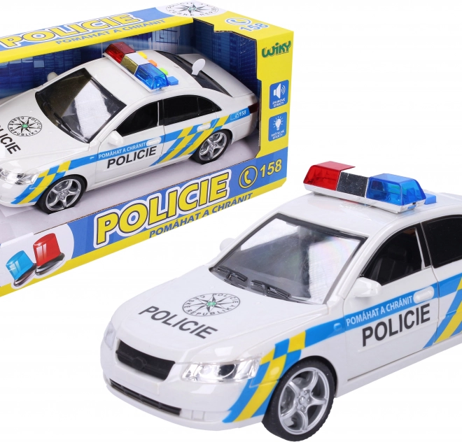Politiewagen met effecten 24 cm – Tsjechische verpakking